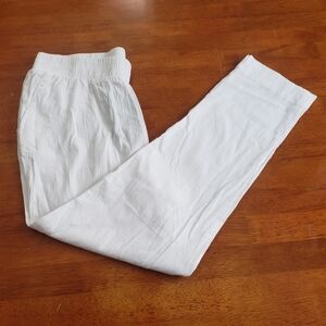 Soch Women's White Slim Fit Pants Size XXL